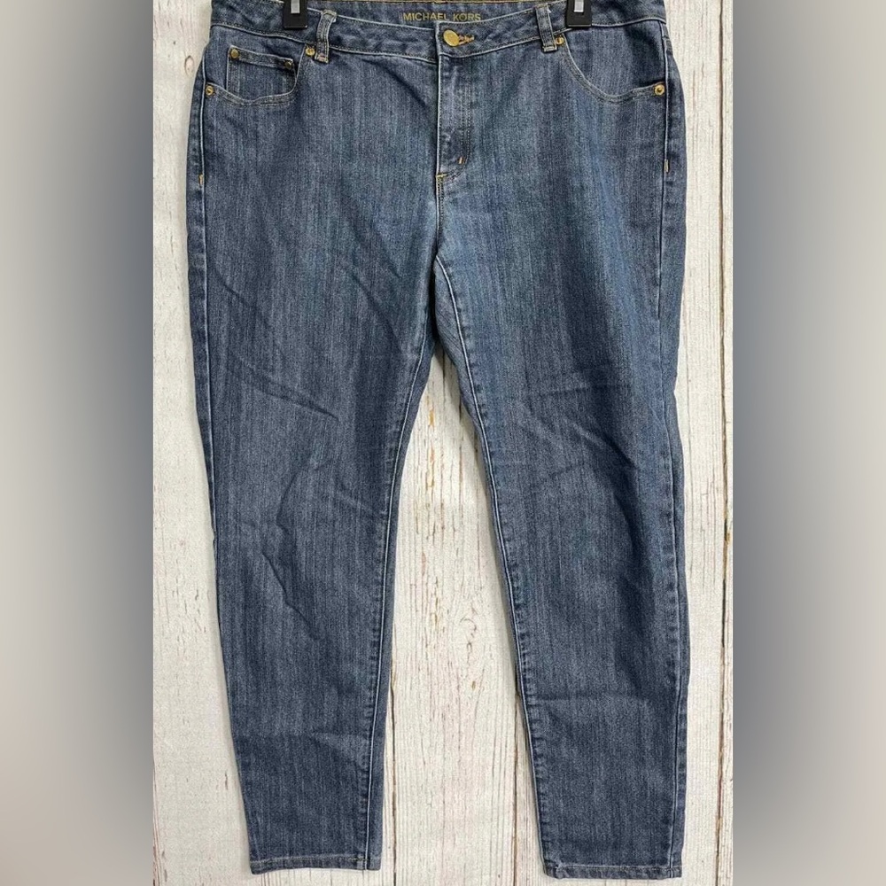 Michael Kors Mid Rise “Izzy Skinny” Jean